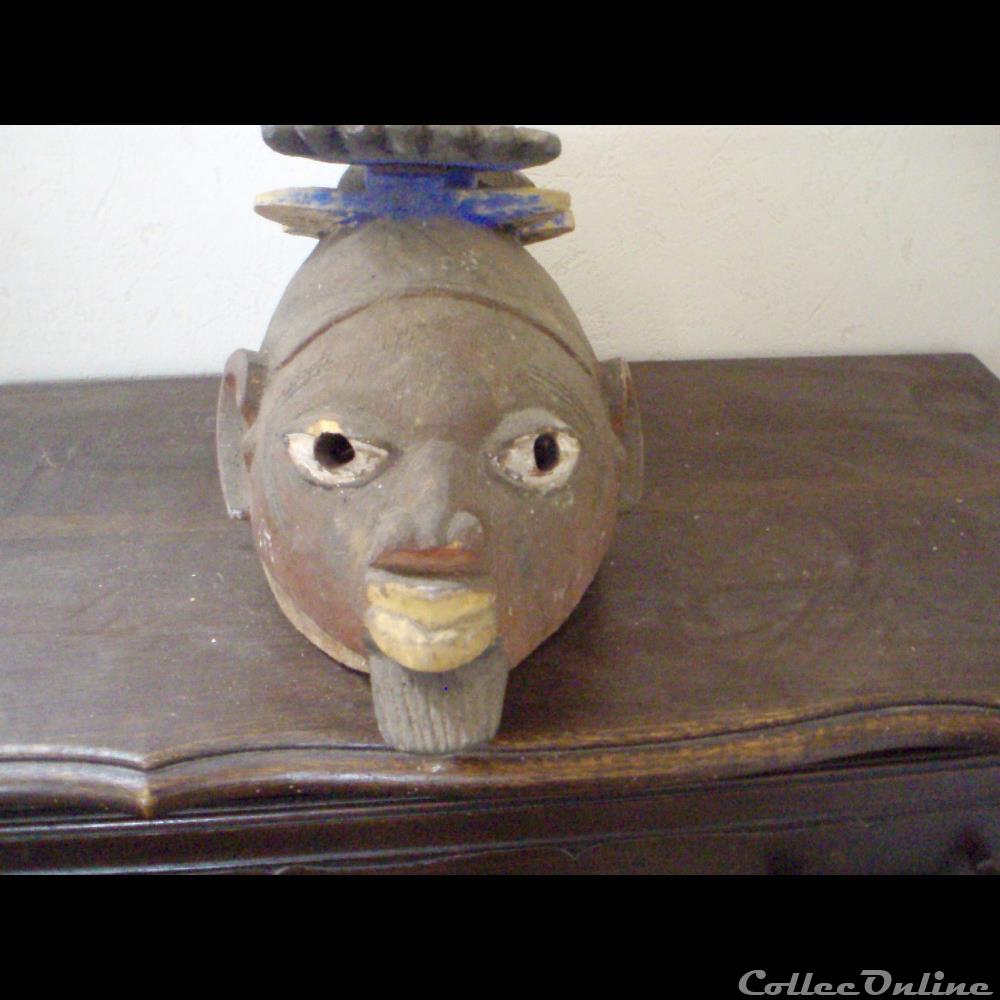 masque gelede art antiquite africain masque gelede