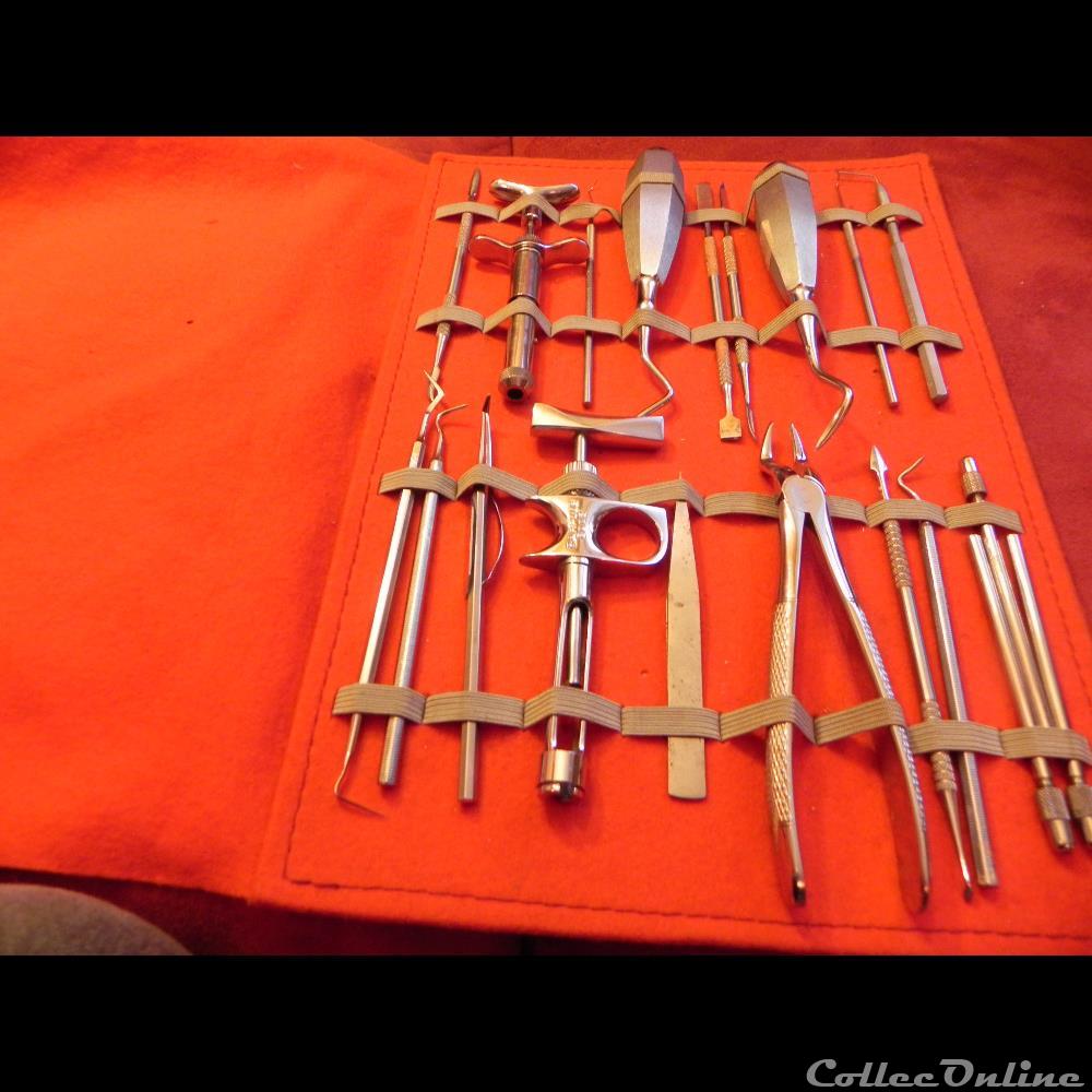 science medecine mandat territoriaux trousse outillage de dentiste