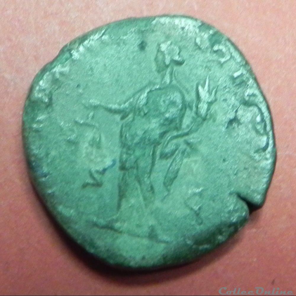 AS Antonin le Pieux ? 2 monnaie antique romaine as antonin le pieux