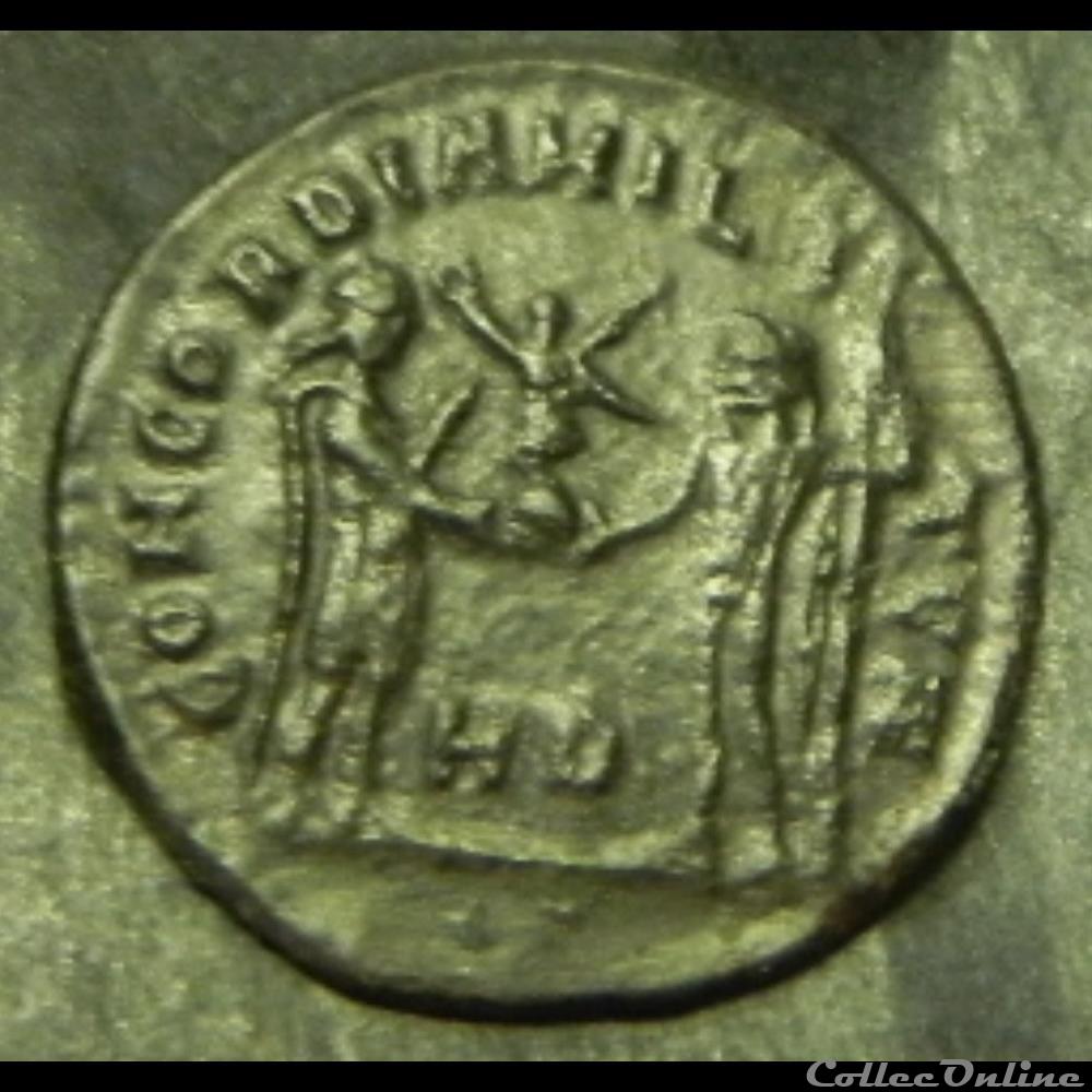 DIOCLÉTIEN - CONCORDIA MILI-ITVM - RIC 15a 4 monnaie antique romaine diocletien concordia mili itvm ric 15a