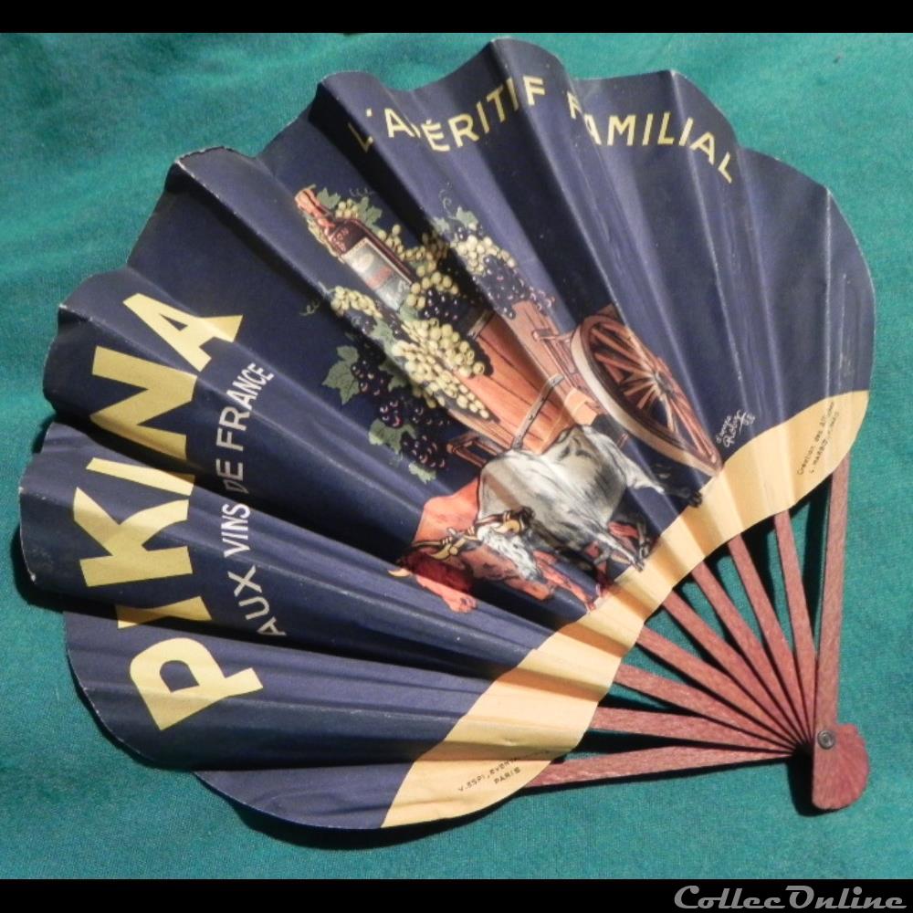 vetement et accessoire pikina eventail publicitaire quinquinas aperitif familial
