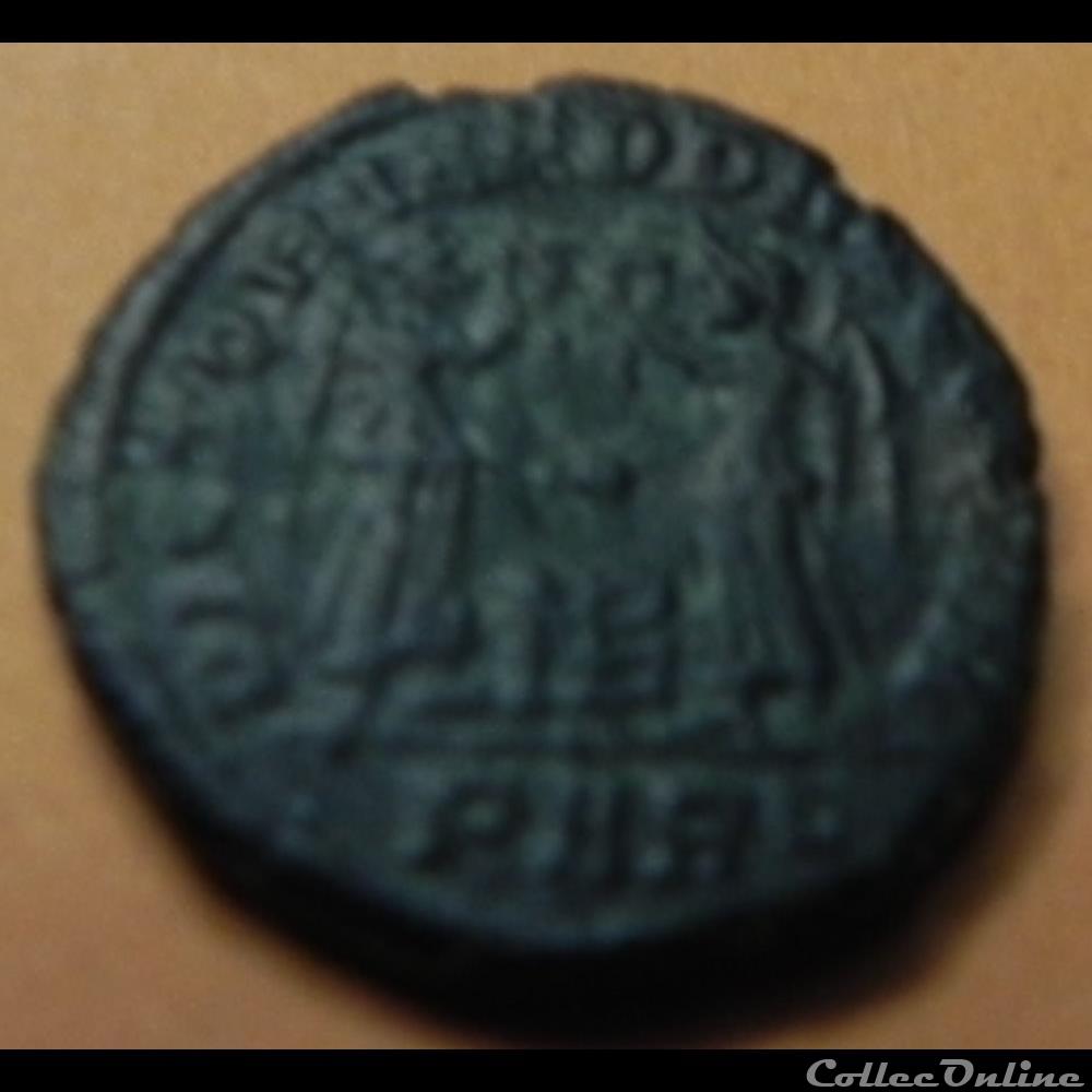 monnaie antique romaine constance ii nummus parl arles