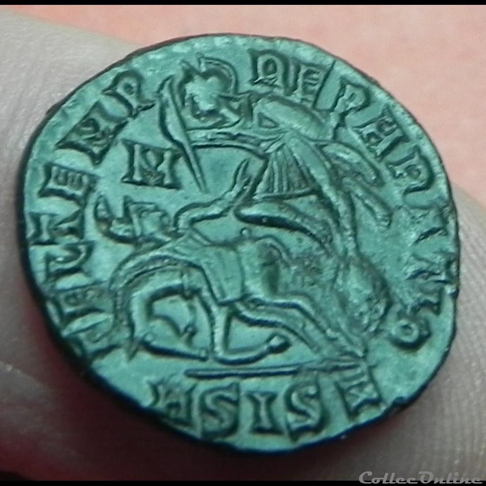 Constantius FEL TEMP RE-PARATIO SISCIA ric 369 3 monnaie antique av jc ap romaine constantius fel temp re paratio siscia ric 369