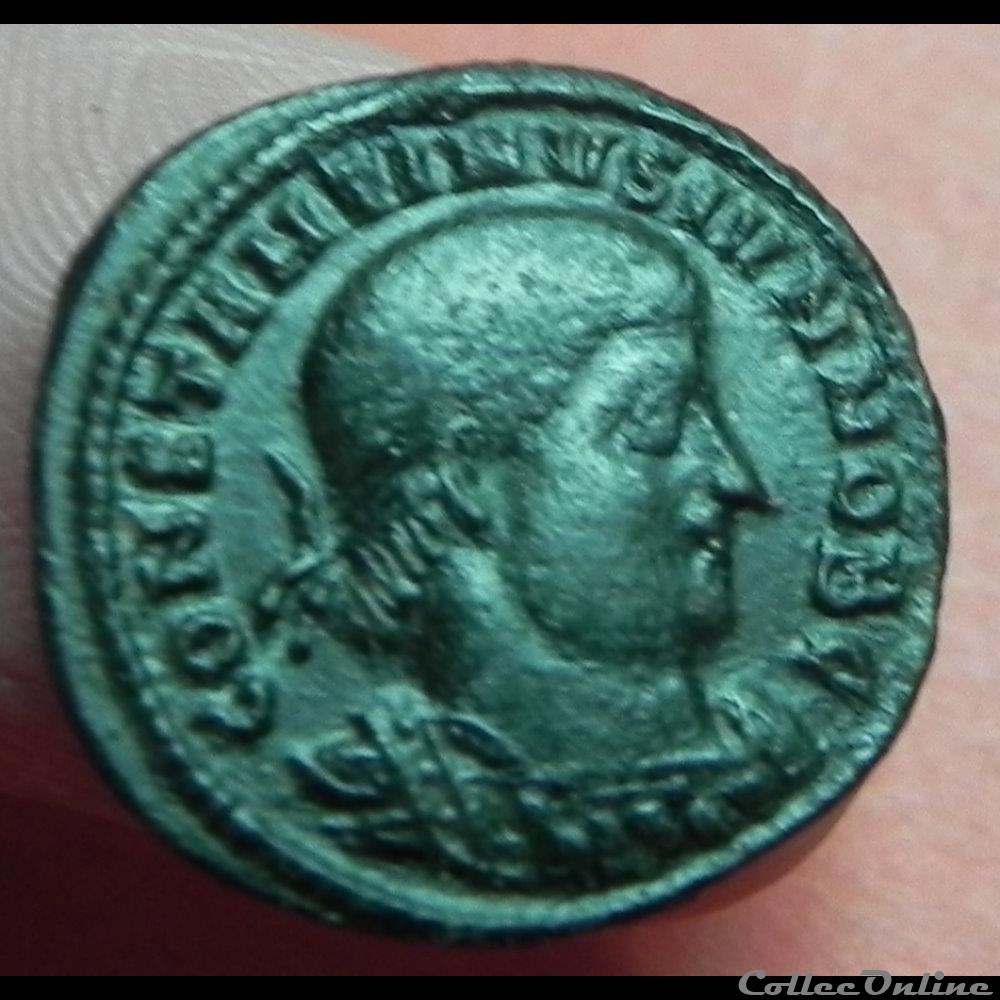 Constantin II Gloria Exercitus 4 monnaie antique romaine constantin ii gloria exercitus
