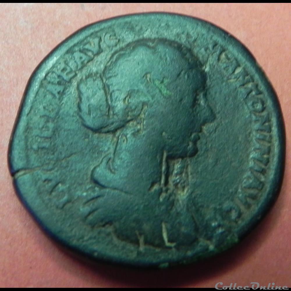 LUCILLA sesterce monnaie antique romaine lucilla sesterce
