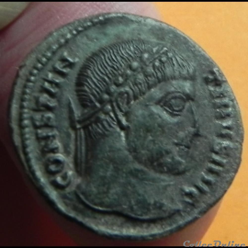 monnaie antique romaine constantin ier vot xx tsevi ae3