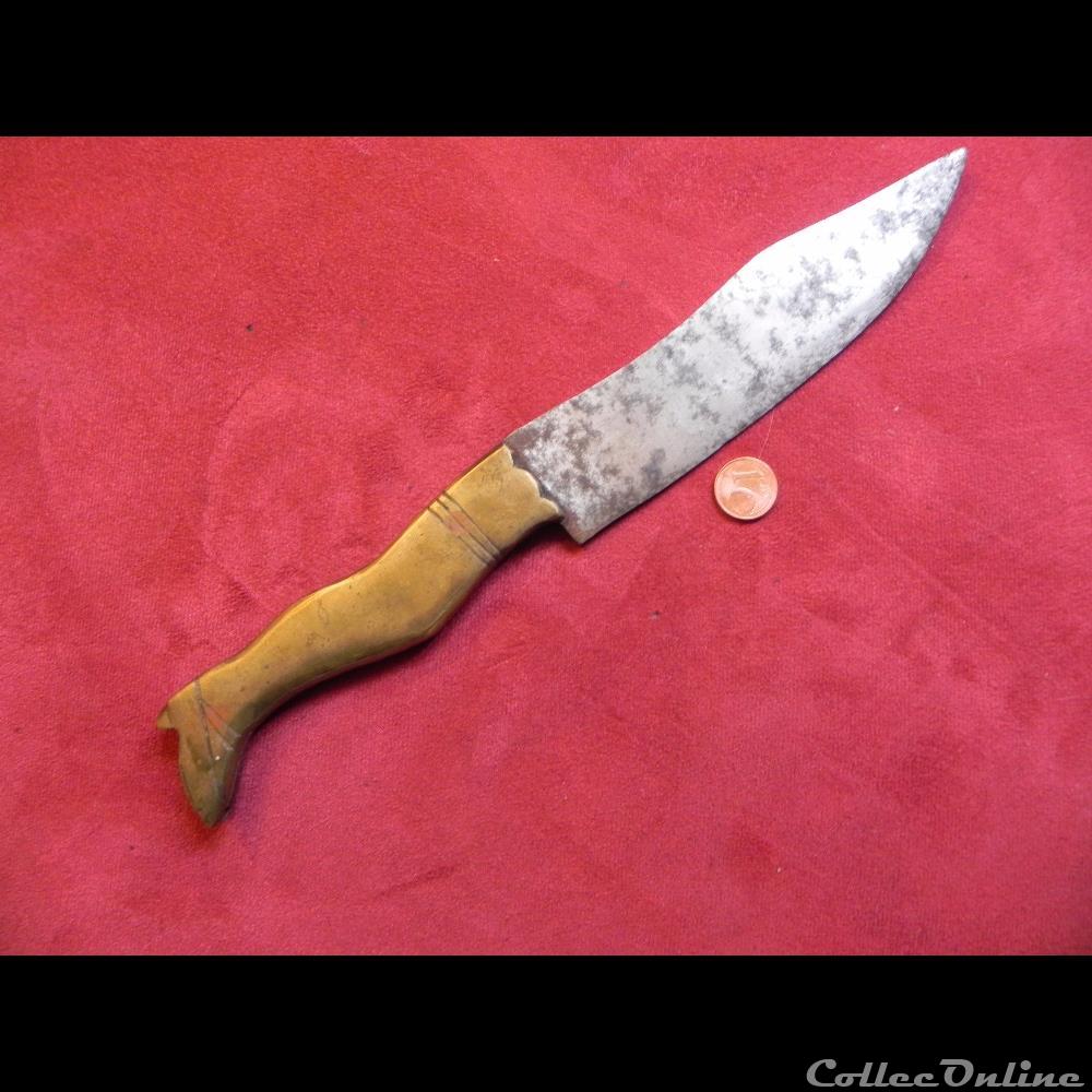 militarium arme blanch mandat territoriaux couteau xixeme jambe de femme