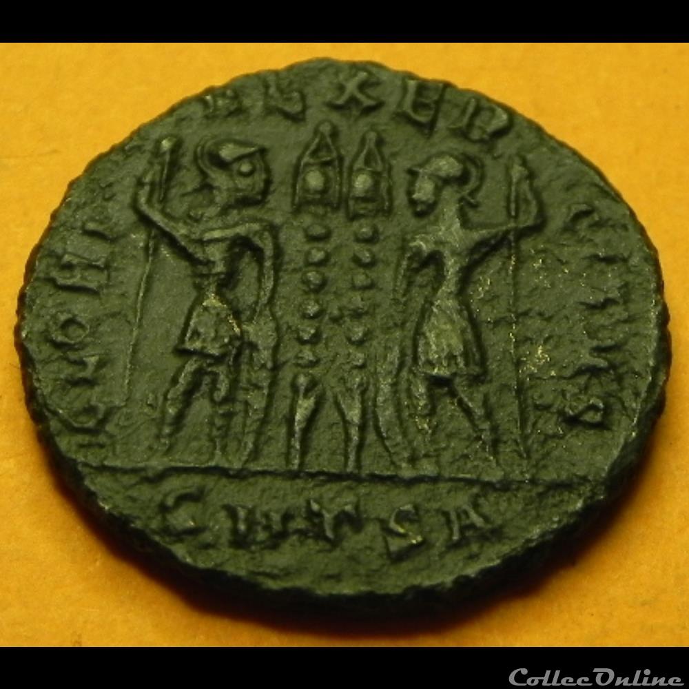 monnaie antique romaine constantin i gloria exercitvs