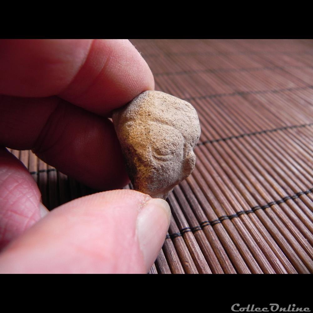 art antiquite archeologie amerique tete terre cuite equateur tumaco