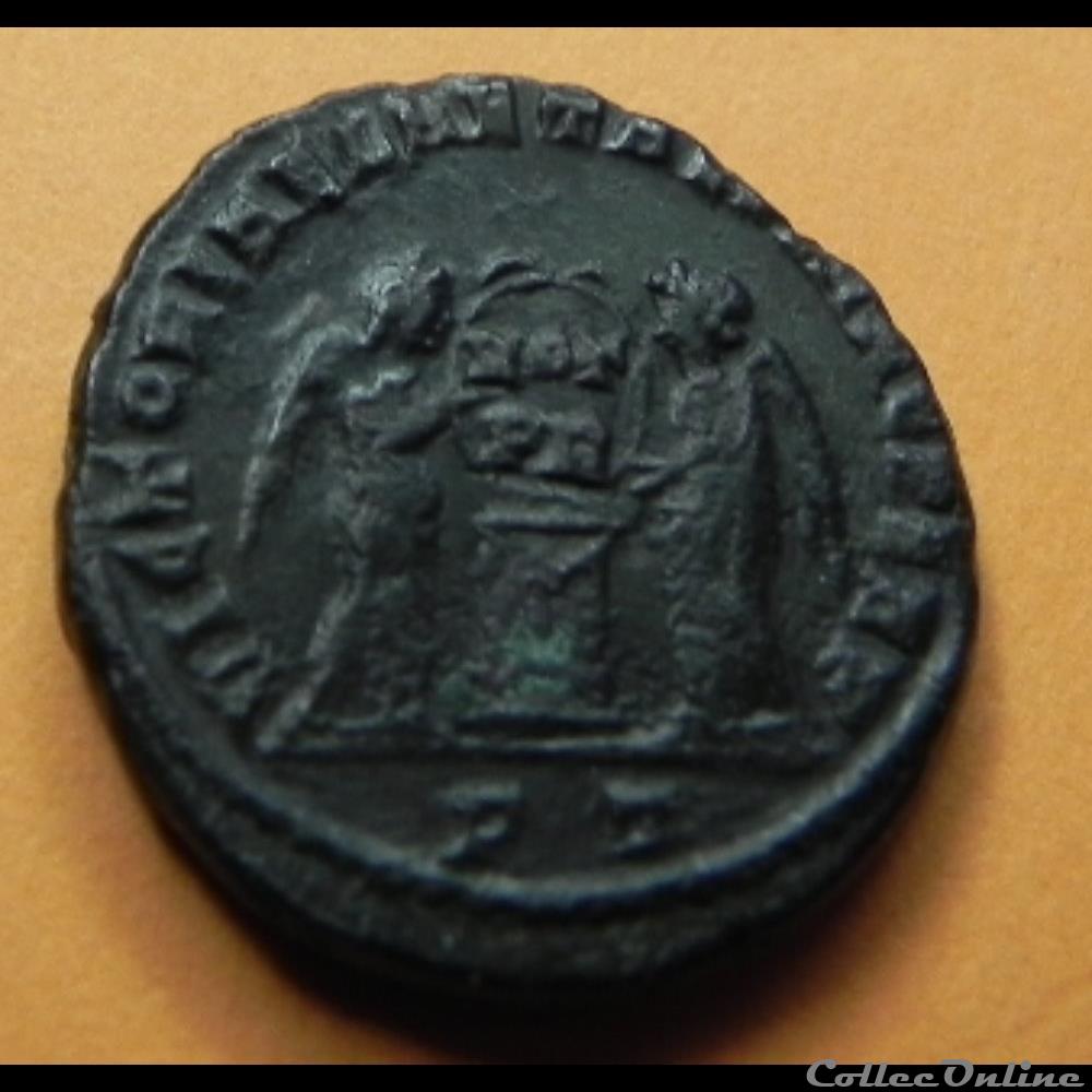 Constantin I VICTORIAE LAETAE PRINC PERP/ VOT nummus TICINUM 2 monnaie antique romaine constantin i victoriae laetae princ perp vot nummus ticinum