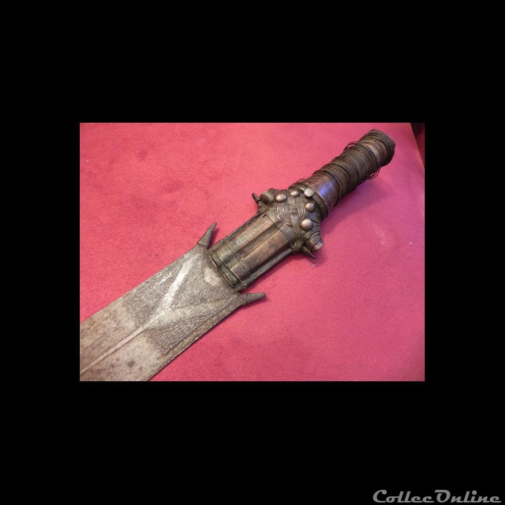 couteau afrique Fang Gabon 4 militarium arme blanch mandat territoriaux couteau afrique fang gabon