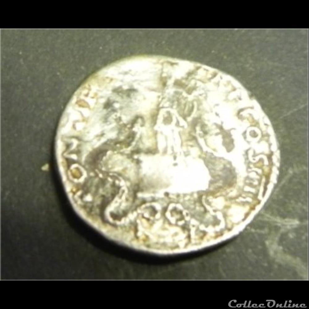monnaie antique romaine vespasien denier cos vi