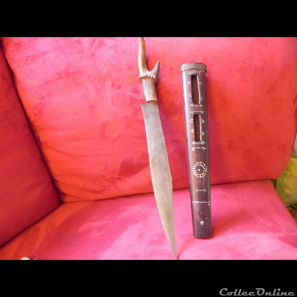 couteau indochine khmer angkor militarium arme blanch mandat territoriaux couteau indochine khmer angkor