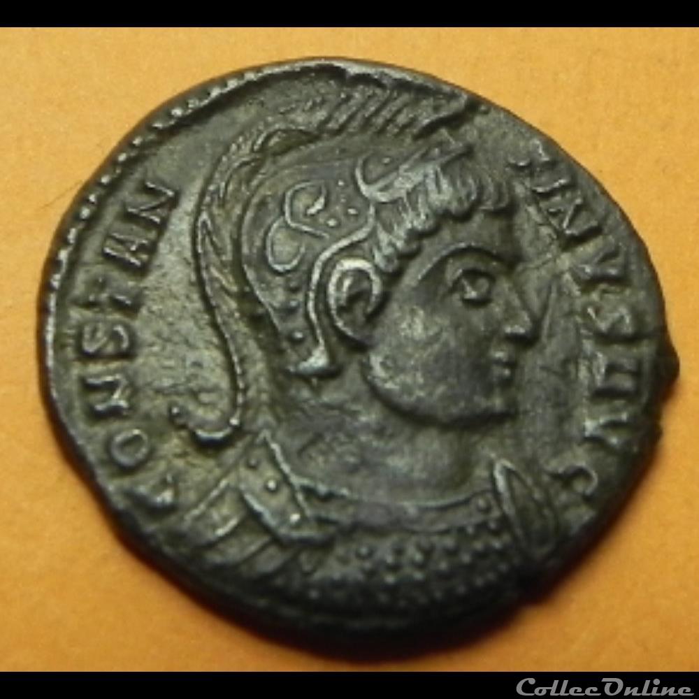 monnaie antique romaine constantin i beata tran qvillitas constantinus str treves