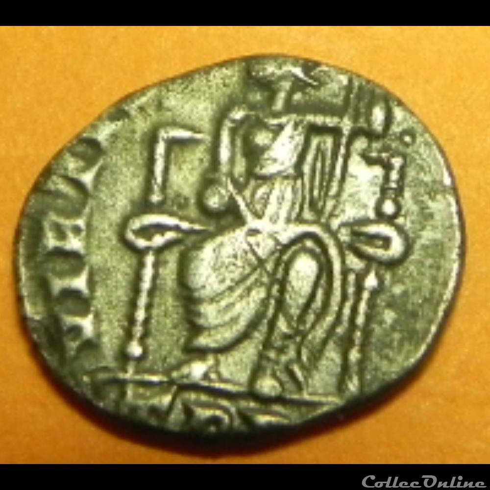 monnaie antique romaine gratien silique vrbs roma