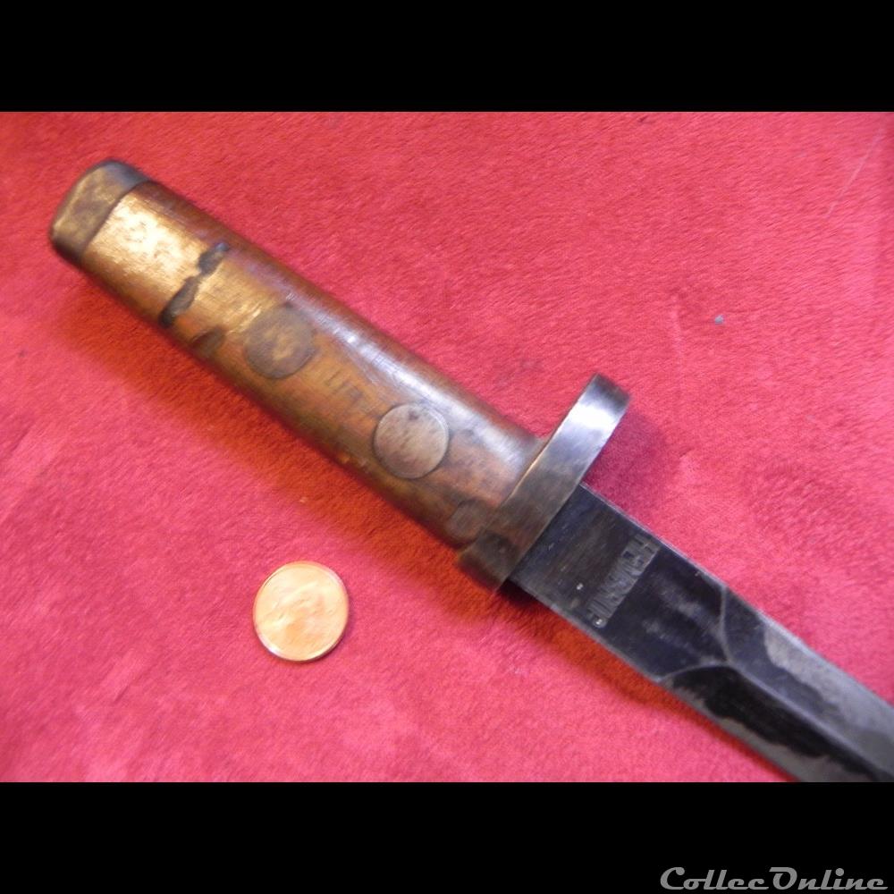 militarium arme blanch mandat territoriaux baionnette ou dague a identifier