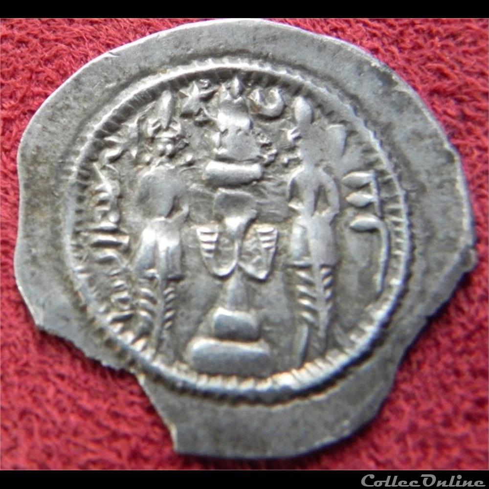 monnaie antique elymaide parthe x17 sassanides besoin aide pour identification