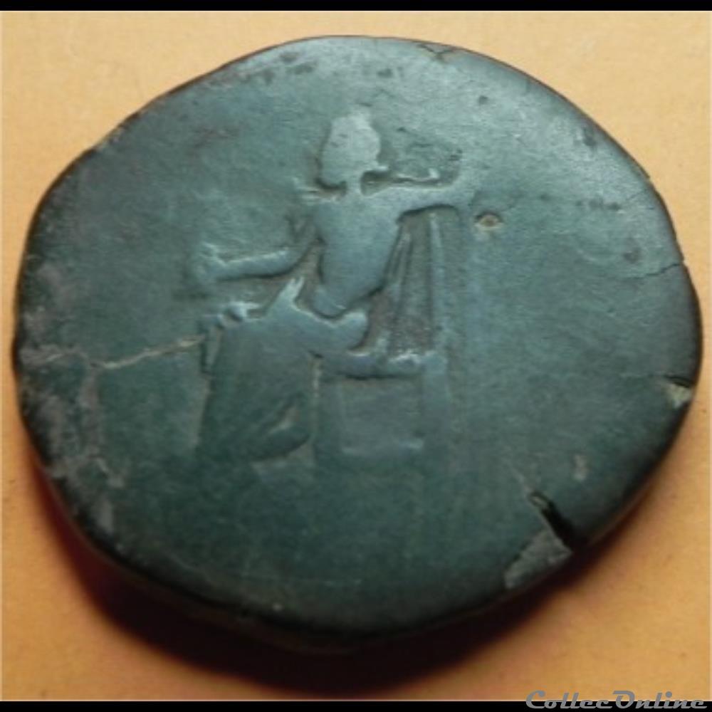 monnaie antique romaine marc aurele sesterce
