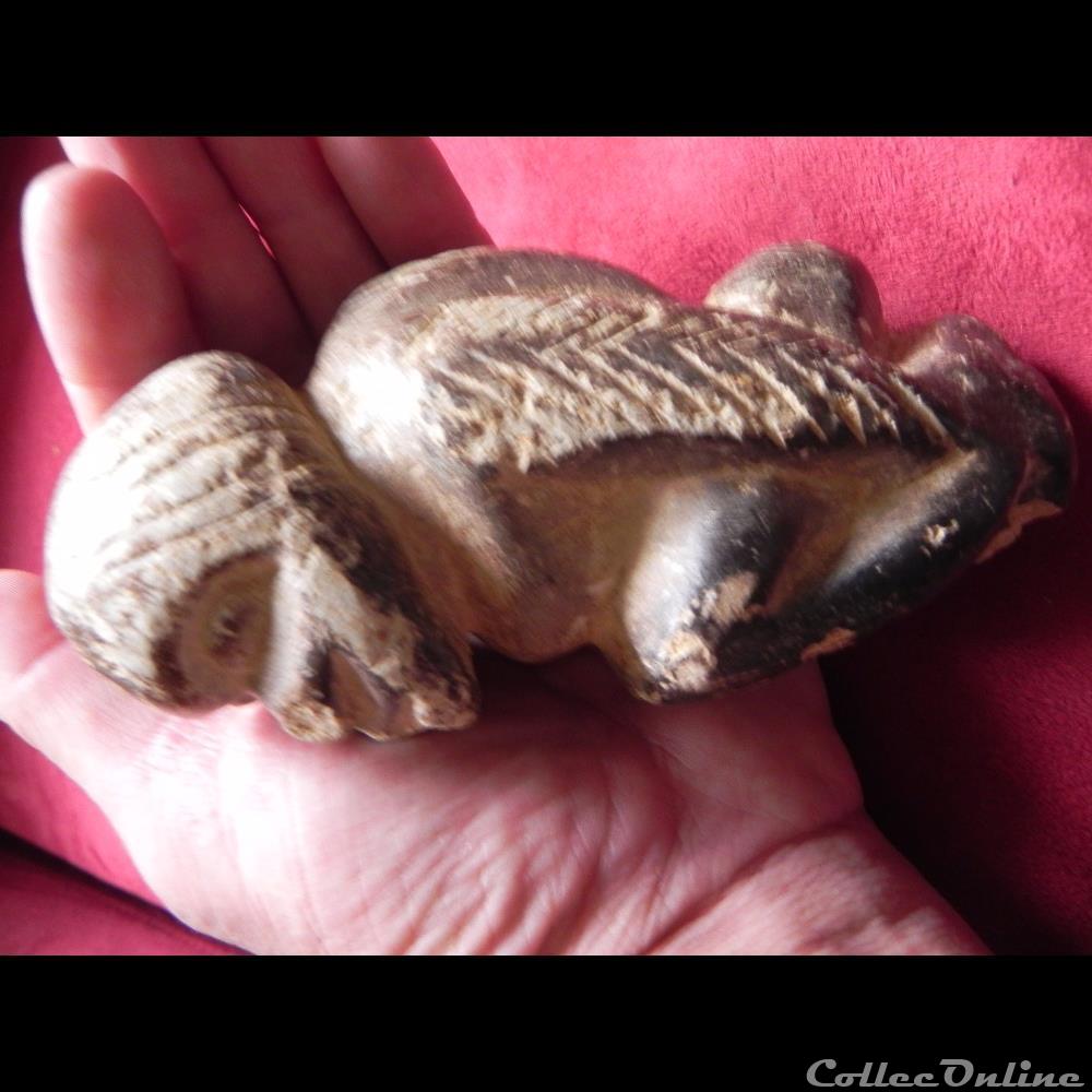 art antiquite africain statuette kissi pierre de lard steatite sierra leone