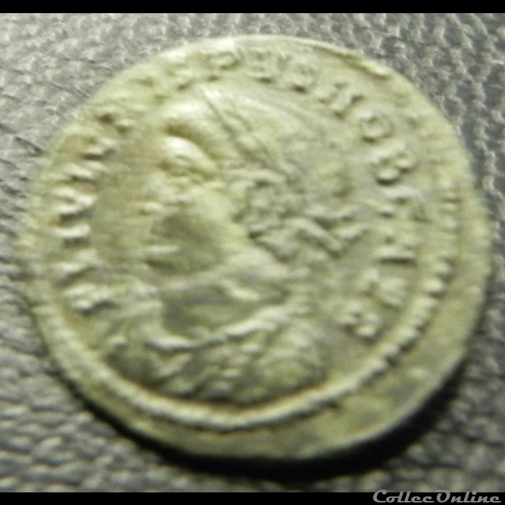 Crispus VOT X PLGC tête à gauche nummus 4 monnaie antique romaine crispus vot x plgc tete a gauche nummus