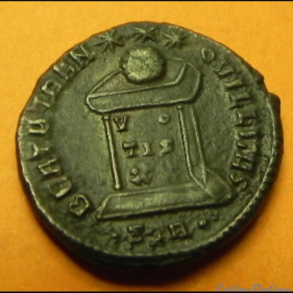 monnaie antique romaine constantin i beata tran qvillitas constantinus str treves