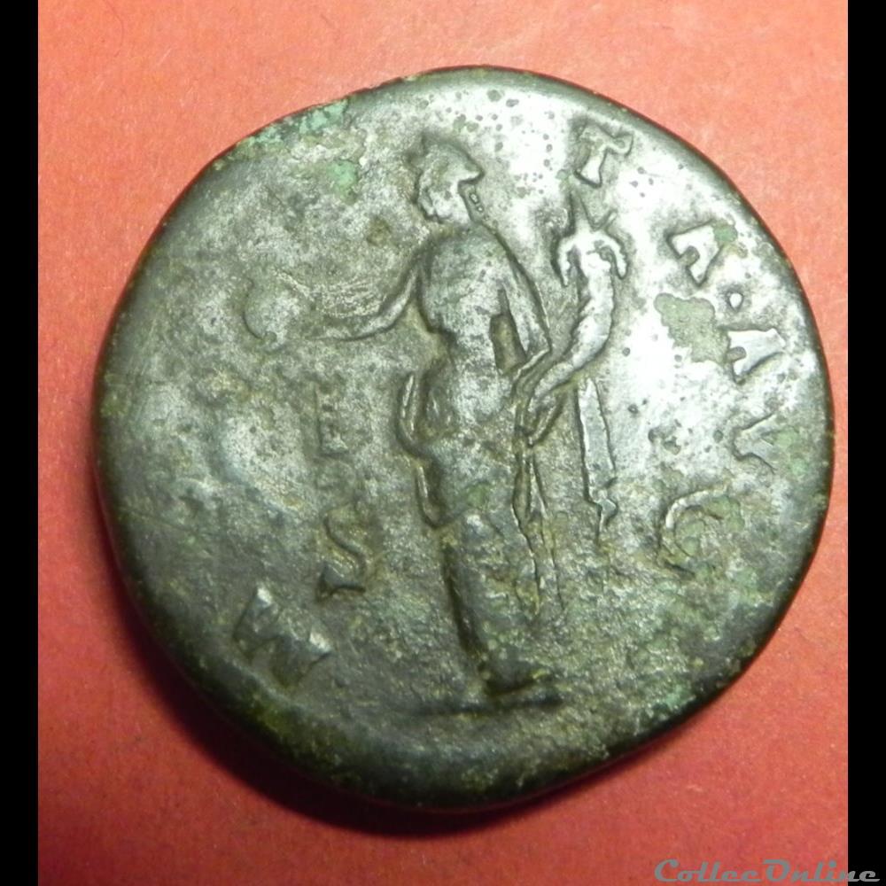 sesterce Antonin le Pieux romaine 2 monnaie antique sesterce antonin le pieux romaine