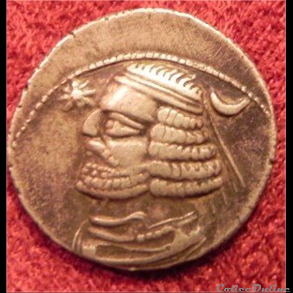 Orodes II - S.47.9- Mithradatkart monnaie antique elymaide parthe sassanide orodes ii s 47 9 mithradatkart