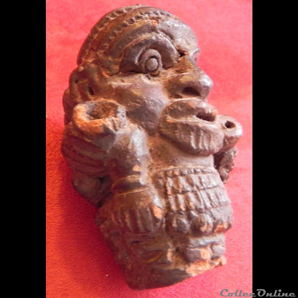 fourneau pipe Bamoun art antiquite africain fourneau pipe bamoun