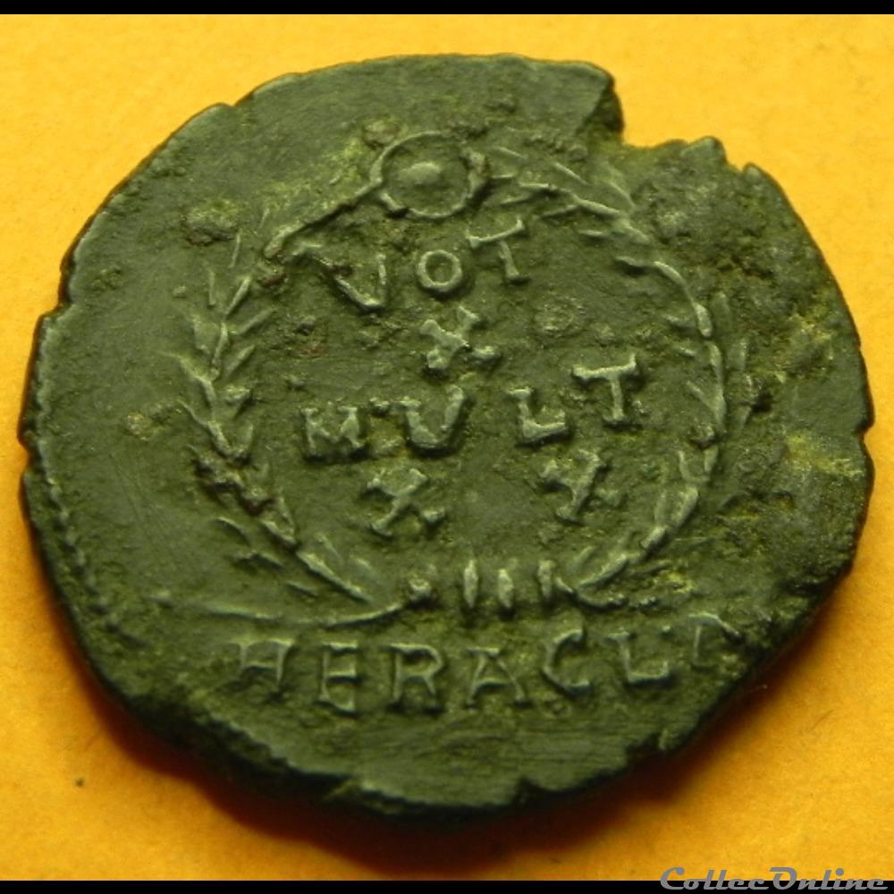 JULIEN II VOT/ X/ MV.LT/ XX// HERACLA monnaie antique romaine julien ii vot x mv lt xx heracla