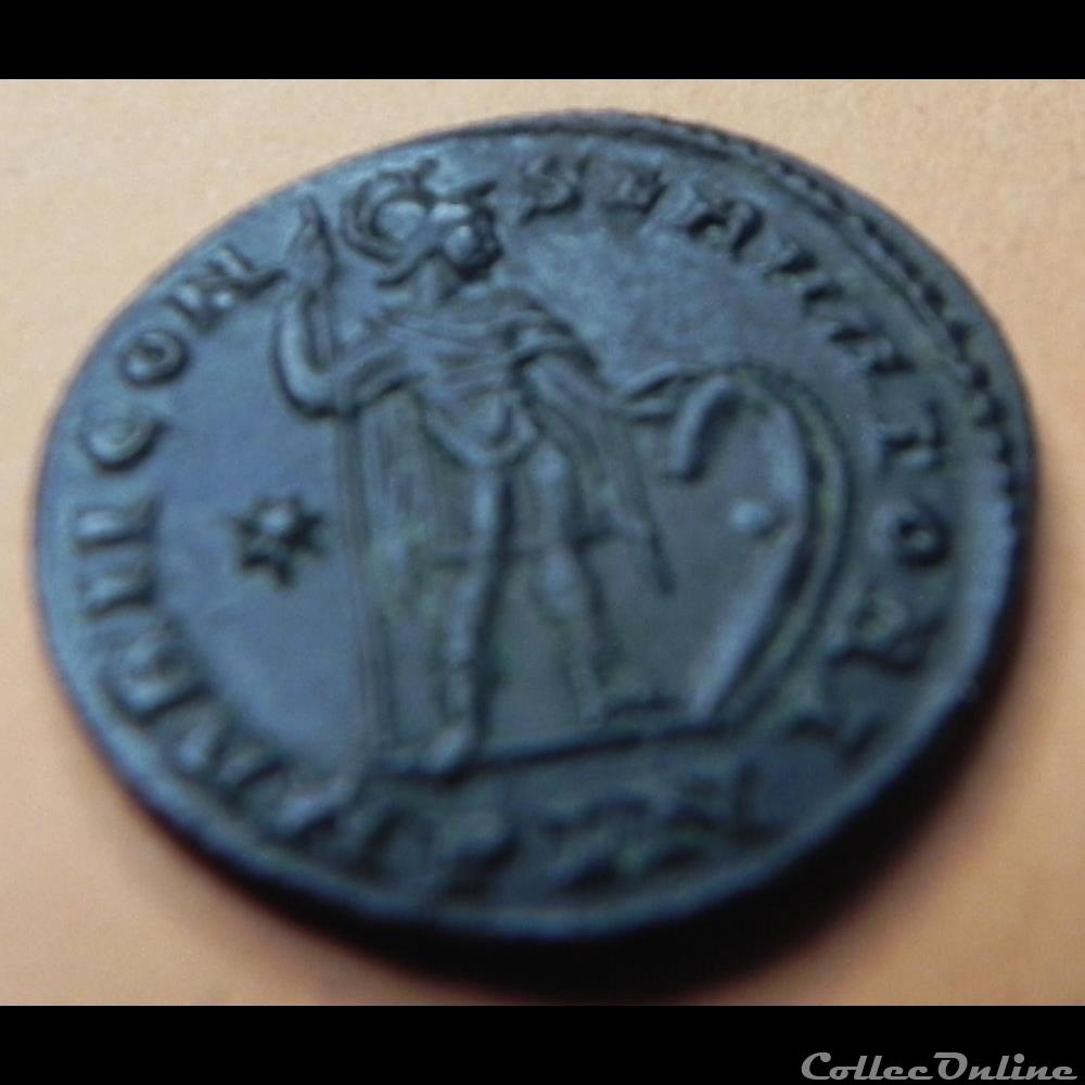 CONSTANTIN Ier MARTI CON-SERVATORI Follis Londres 3 monnaie antique romaine constantin ier marti con servatori follis londres