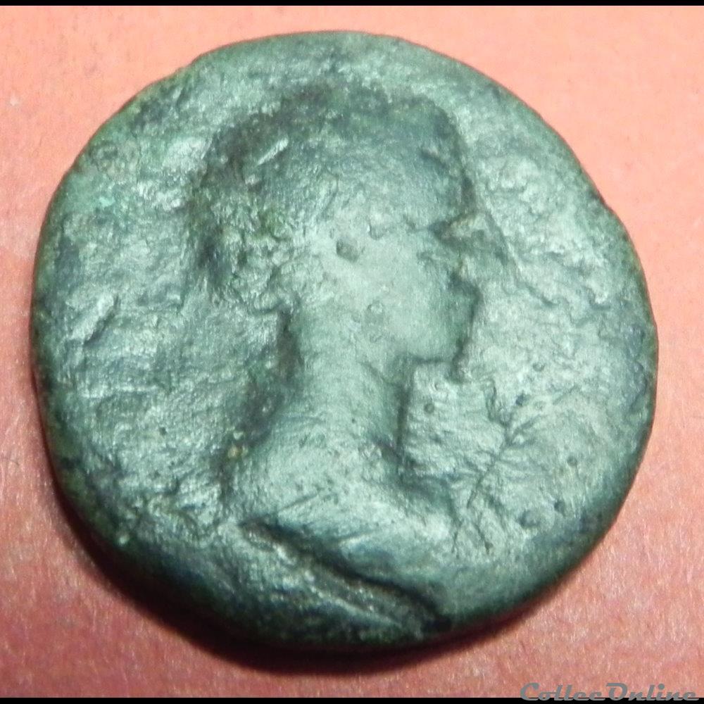 LUCILLA AS 2 monnaie antique romaine lucilla as