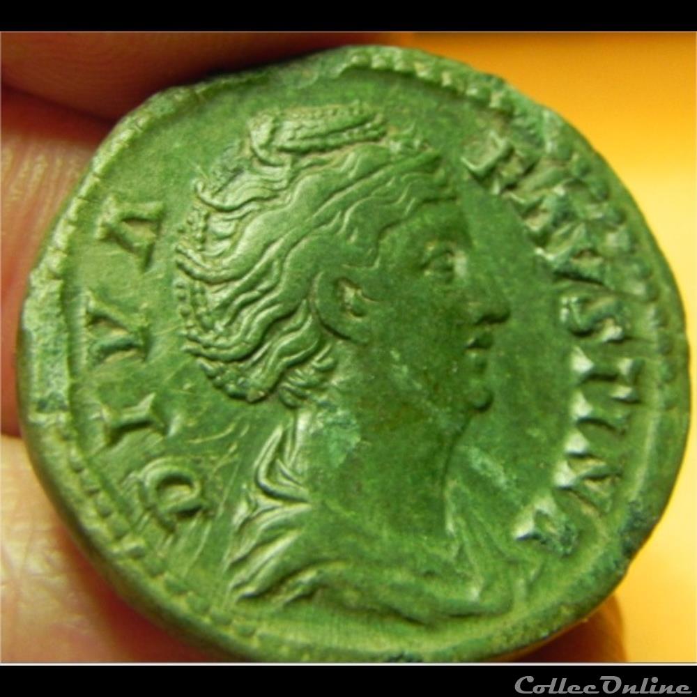 DIVA FAUSTINE AETERNITAS 2 monnaie antique romaine diva faustine aeternitas