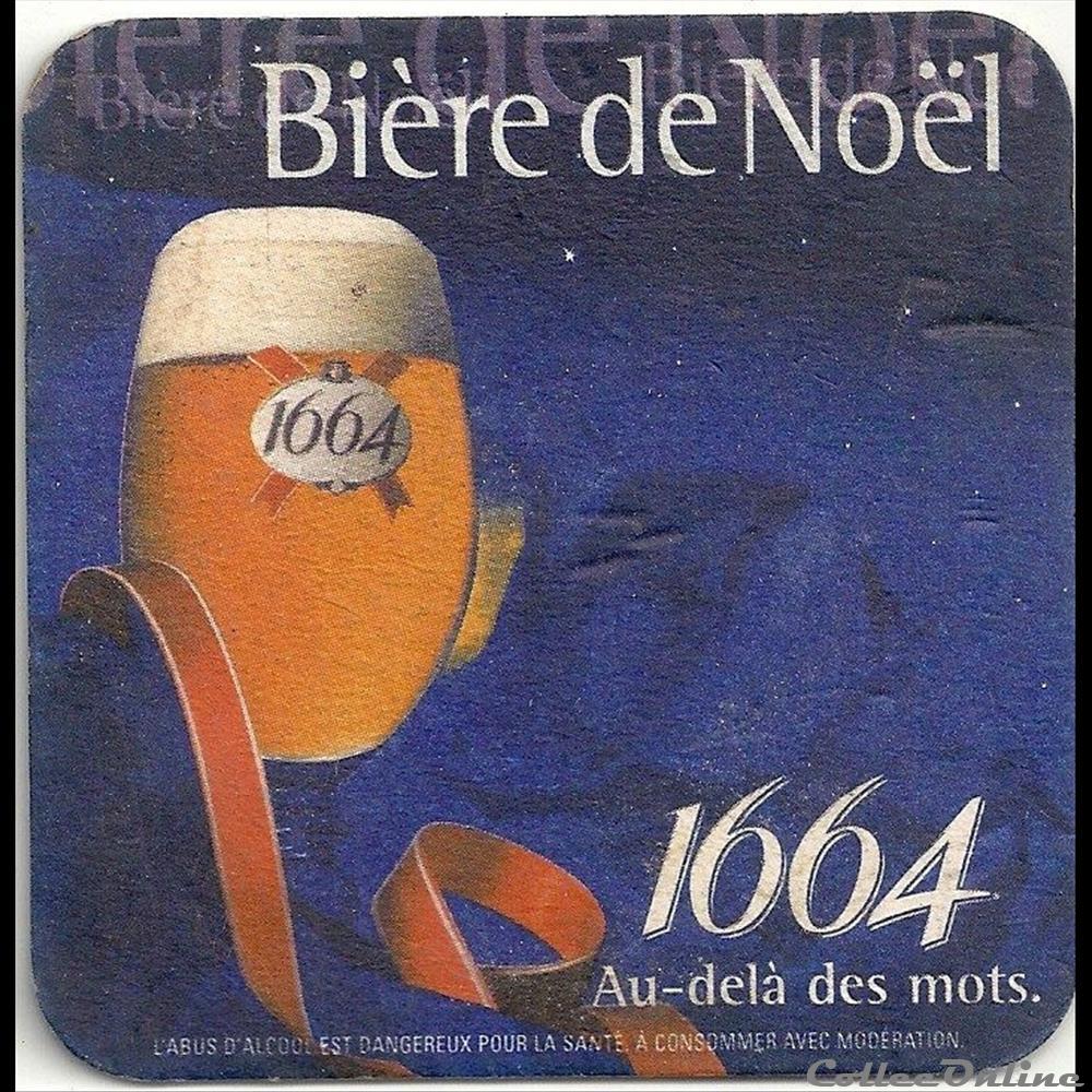 bistrot alimentation mandat territoriaux sous bock de biere de noel 1664