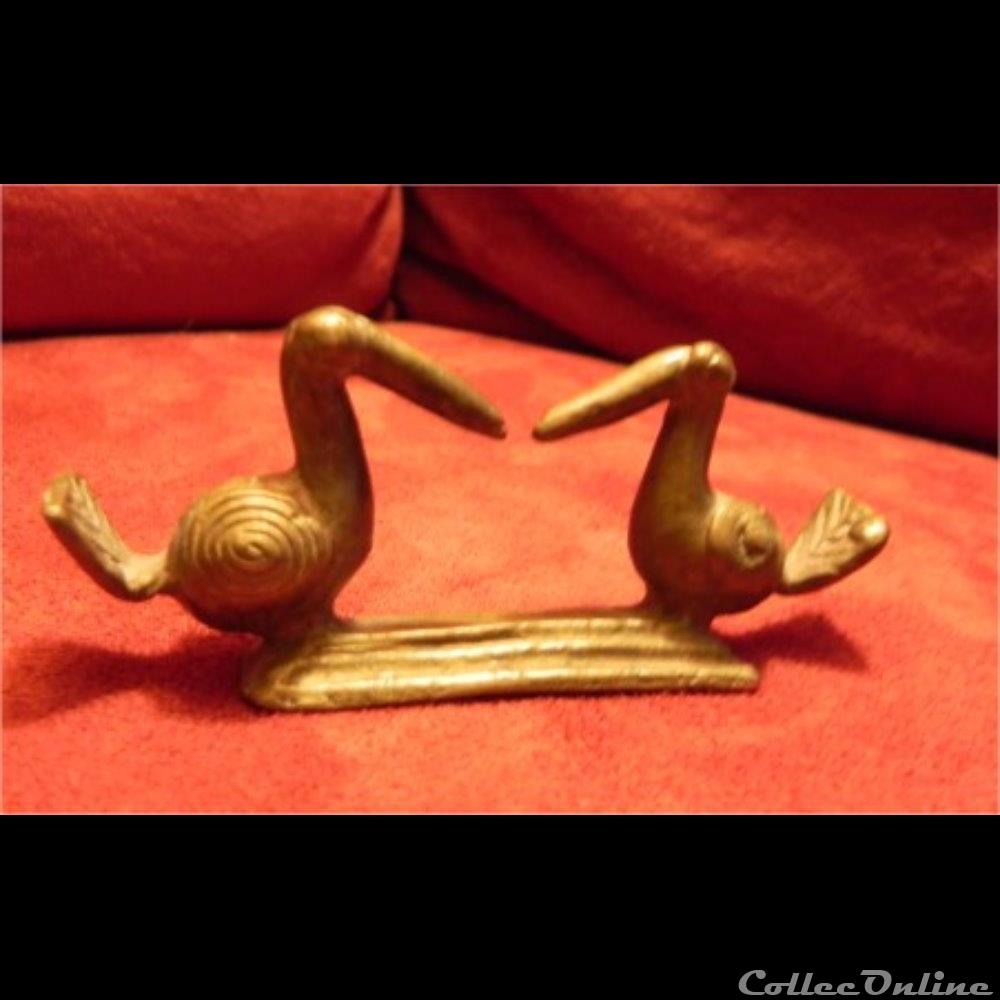 poids à or forme figurative Akan 2 casoars europe poids a or forme figurative akan 2 casoars