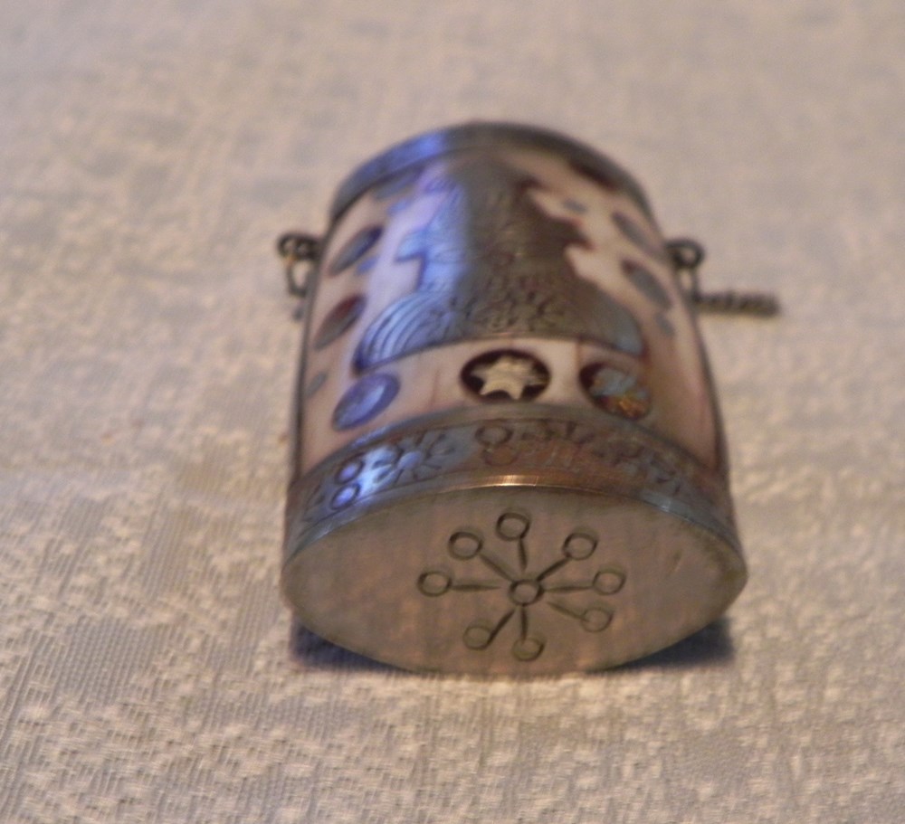 bouteille pour tabac à priser , os et argent Tibet Népal 4 art antiquites oriental bouteille pour tabac a priser os et argent tibet nepal