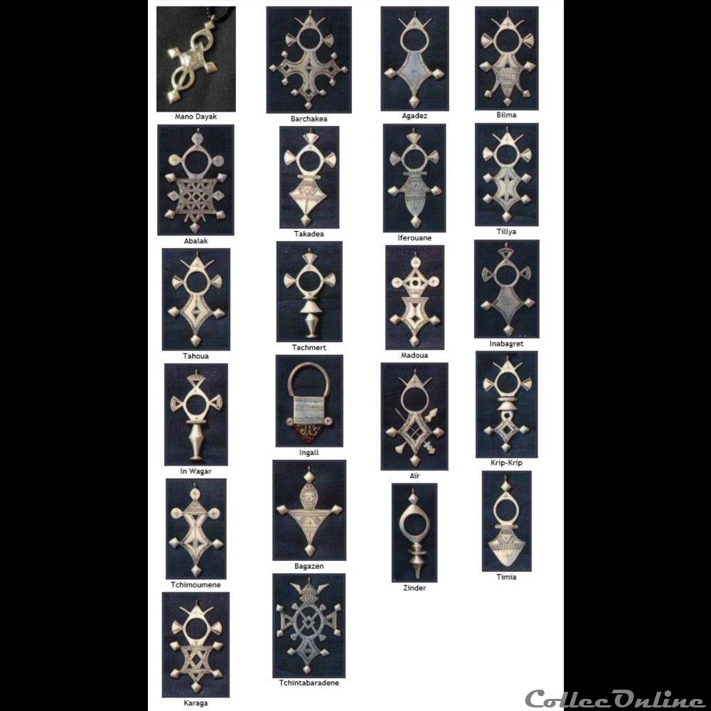 types de croix Nigériennes et croix Agadez 3 monnaie primitive afrique types de croix nigeriennes et croix agadez