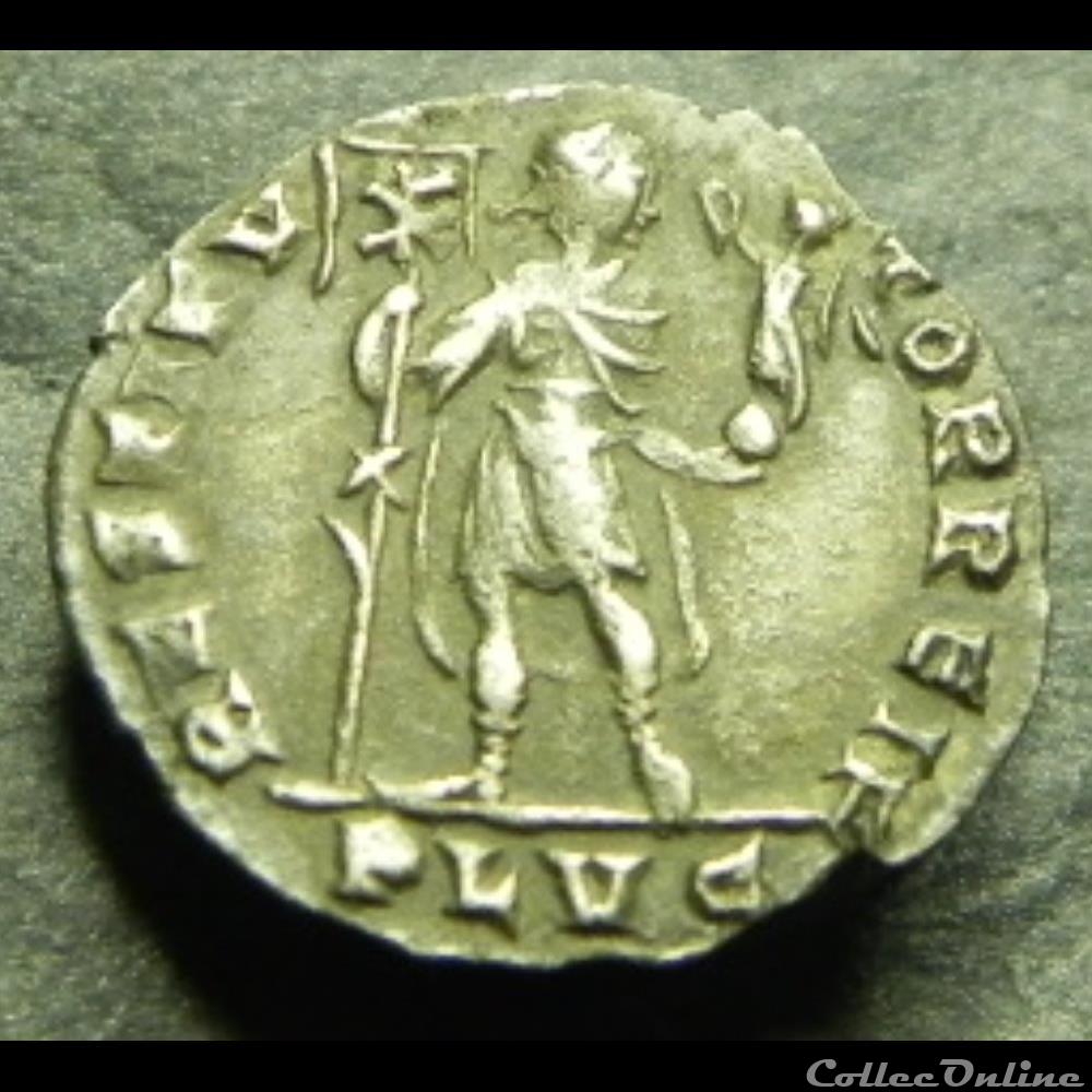 monnaie antique romaine valens lyon silique