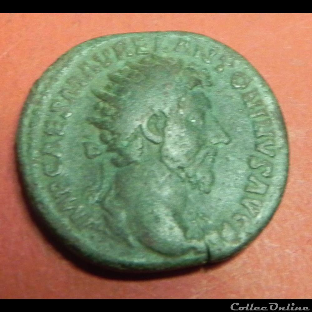 MARC AURELE COS III R/ CONCORD AS 4 monnaie antique romaine marc aurele cos iii r concord as