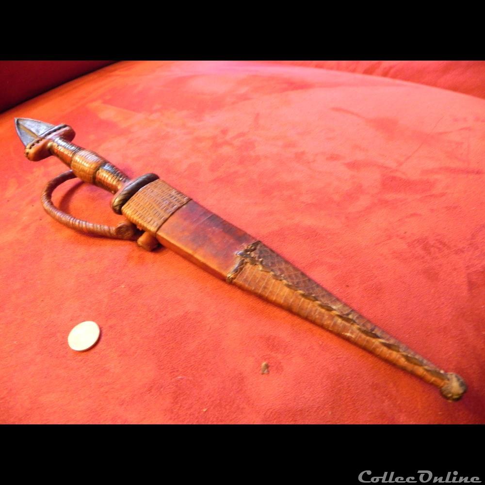 militarium arme blanch mandat territoriaux tubu poignard touareg d agadez niger