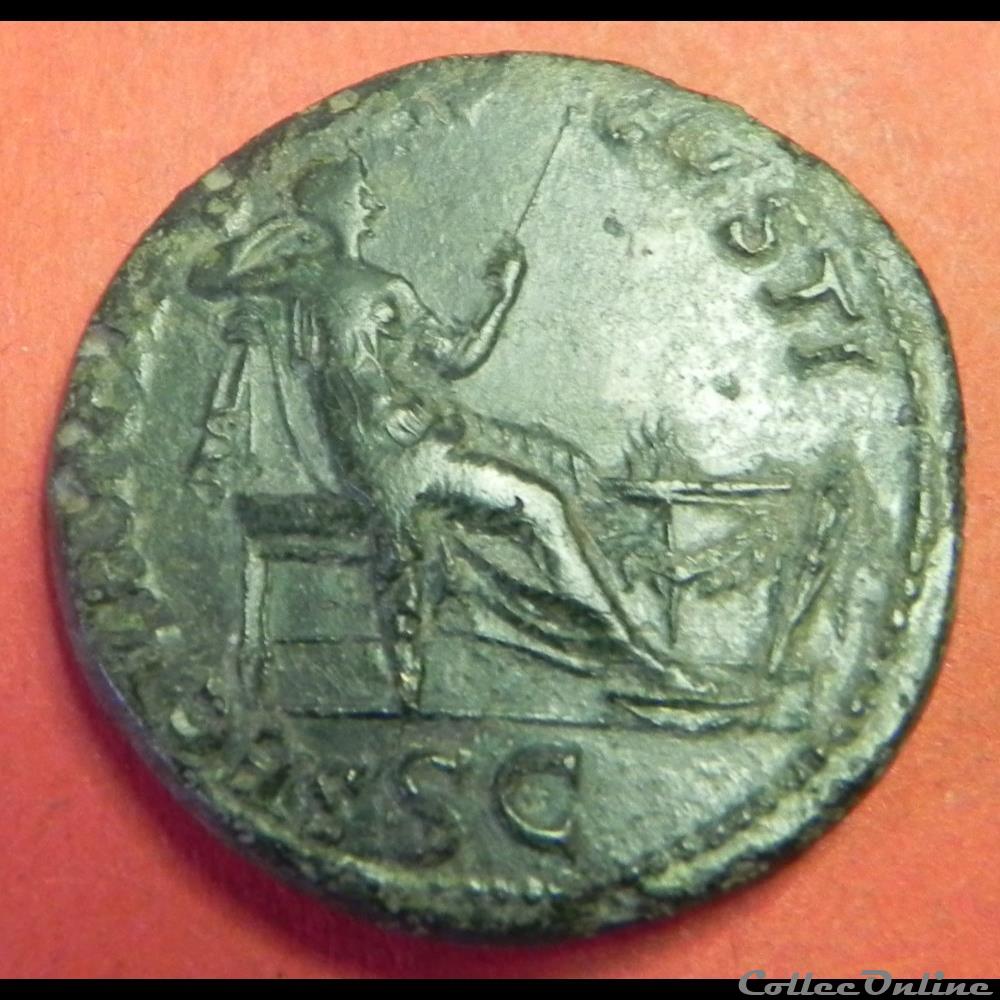 NERON AS 4 monnaie antique romaine neron as