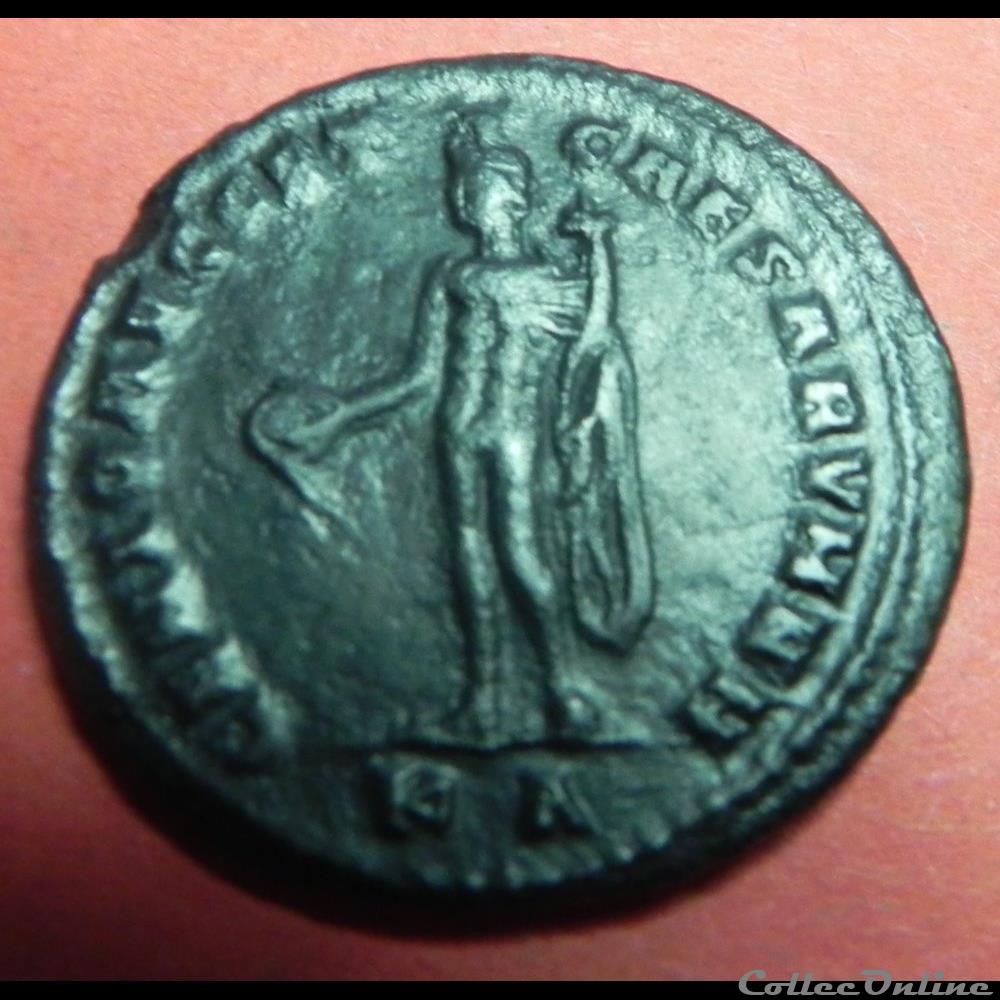 Galérius follis Cyzique, RIC 9b 4 monnaie antique romaine galerius follis cyzique ric 9b