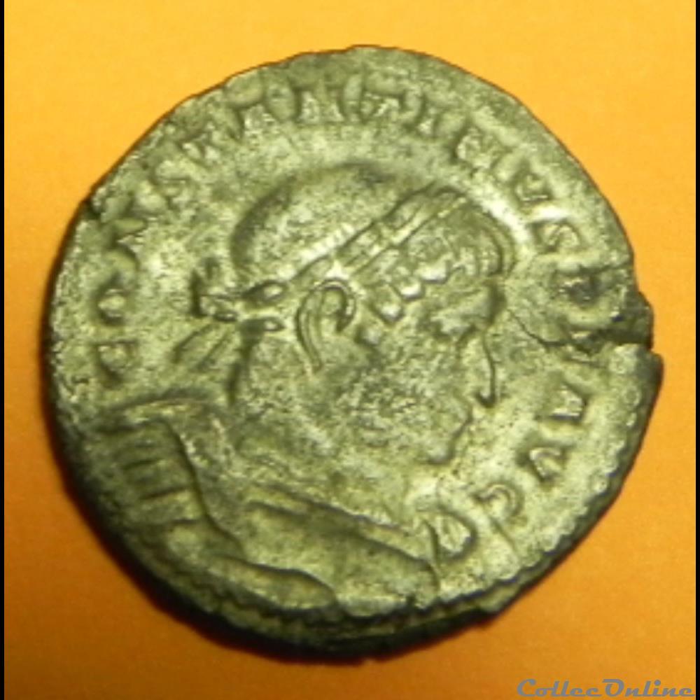 CONSTATIN I follis SOLI INVIC-TO COMITI P TR Trèves 2 monnaie antique av jc ap romaine republicaine imperiale constatin i follis soli invic to comiti p tr treves
