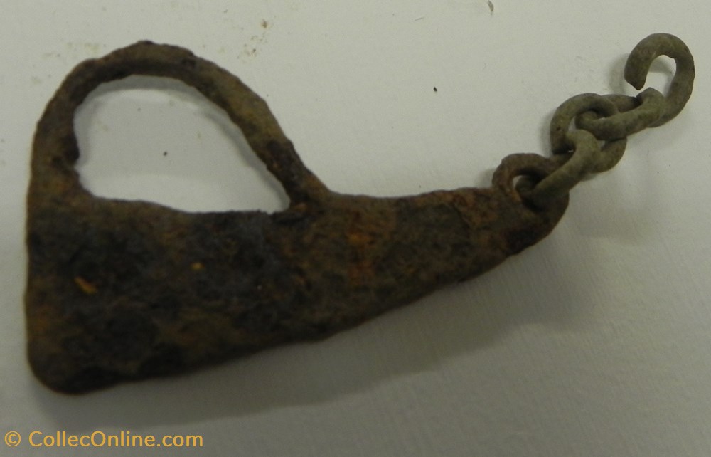 art antiquites archeologie europe briquet trouve sur le champ de bataille de nicopolis 1396