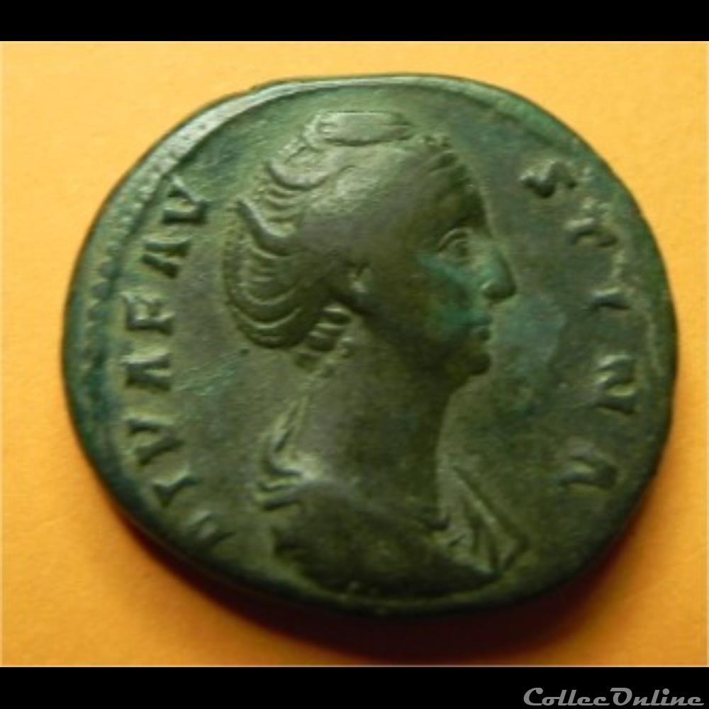 DIVA FAUSTINEA CONSECRATION 4 monnaie antique romaine diva faustinea consecration