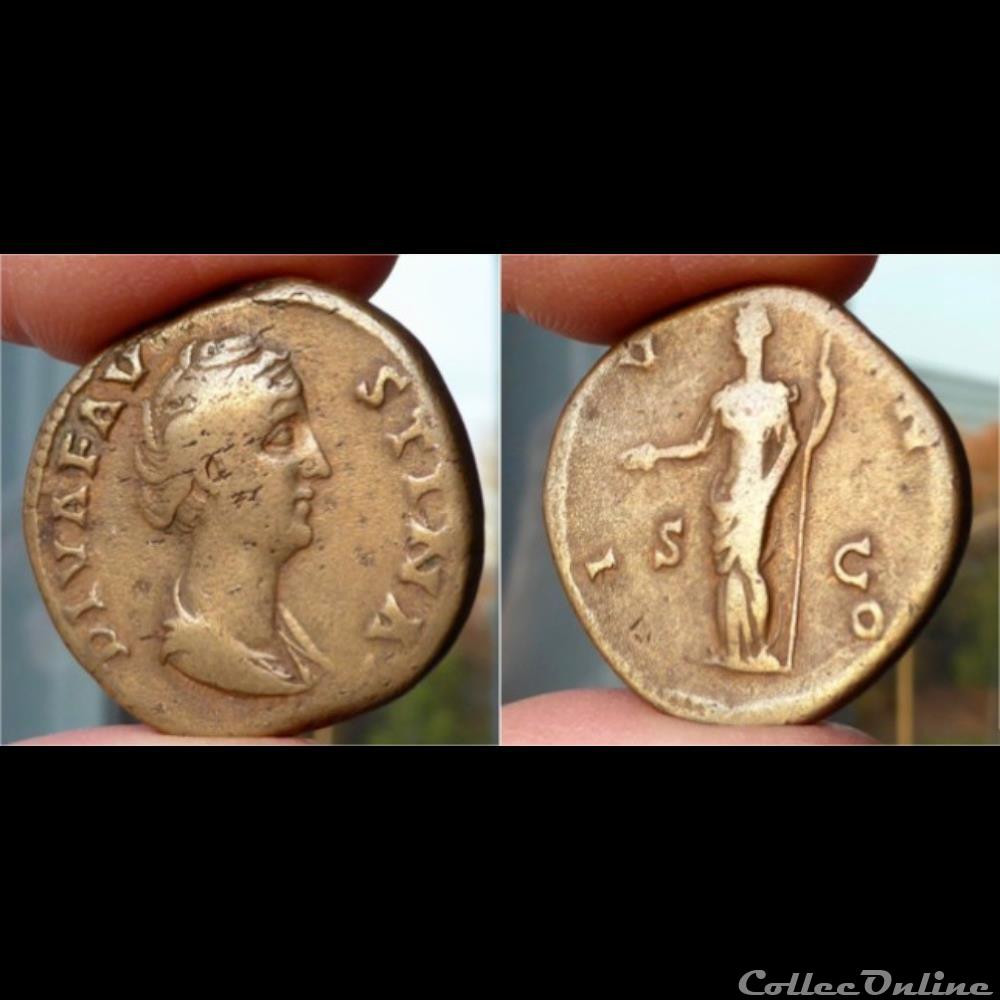DIVA FAUSTINE 4 monnaie antique romaine diva faustine