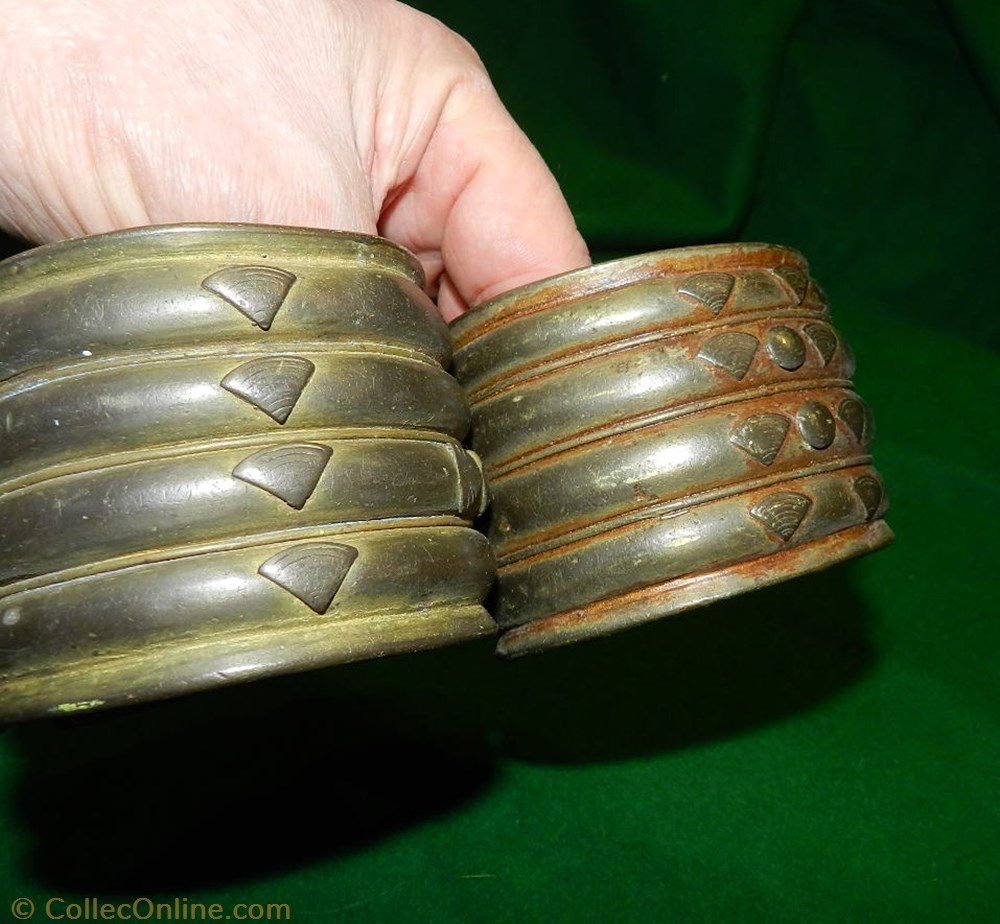 afrique paire de bracelets manille monnaie primitive