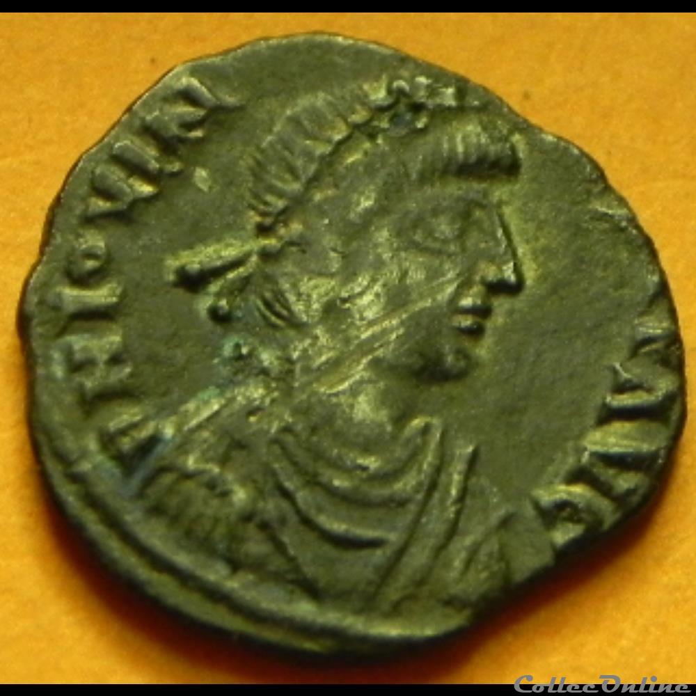 monnaie antique romaine jovin silique lyon