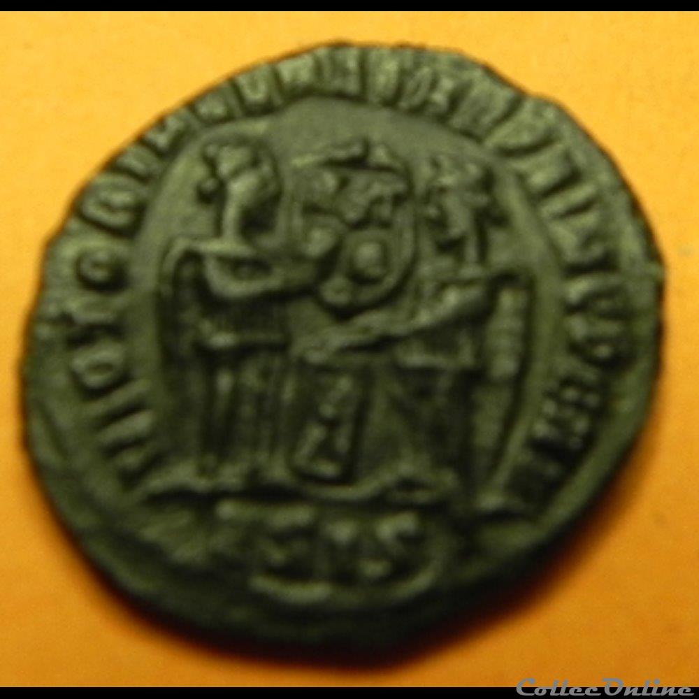constantin I ASIS VICTORIAE LAETAE PRINC PERP/ VOT 3 monnaie antique romaine constantin i asis victoriae laetae princ perp vot