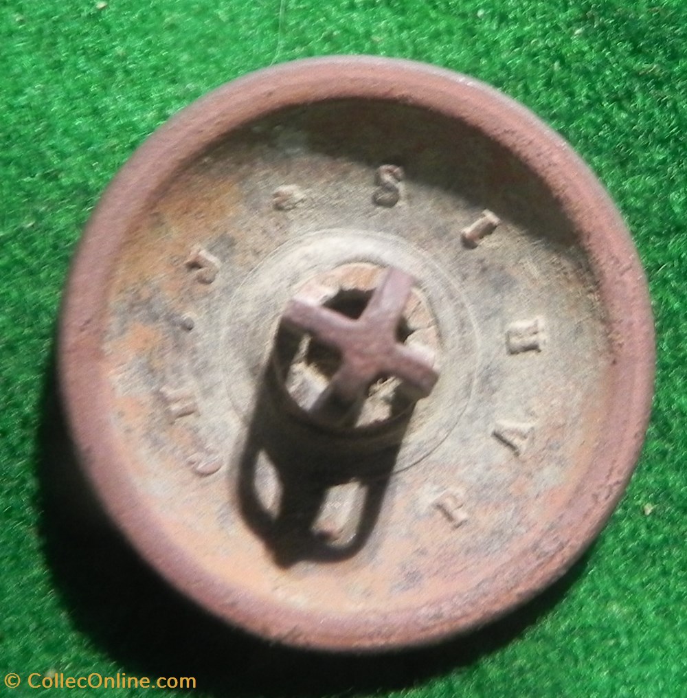 vetements accessoires boutons militaires bouton troupe infanterie coloniale et de marine 23 mm
