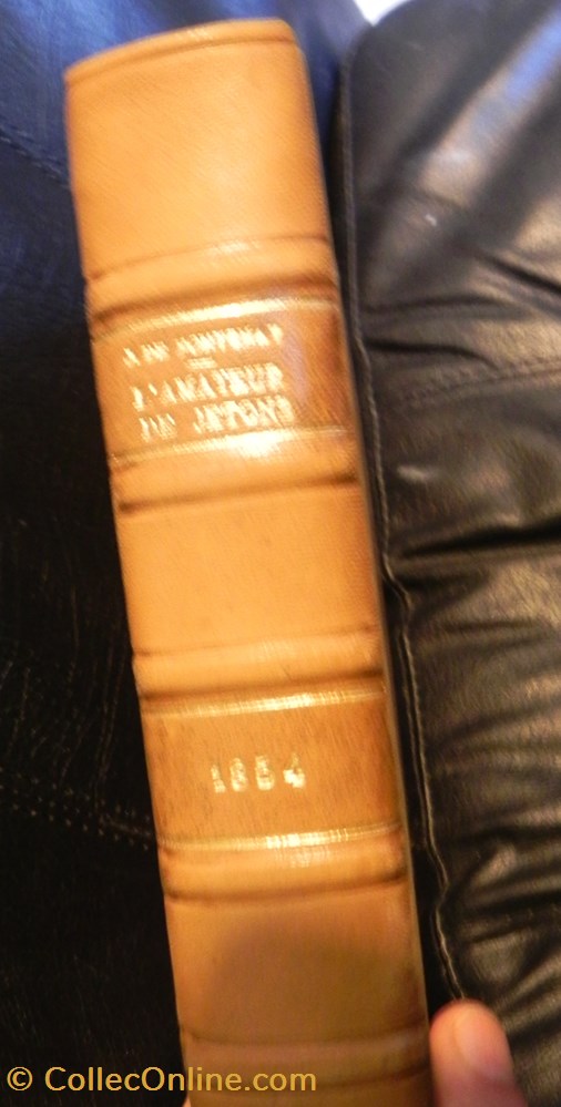 L'amateur de jetons J. De Fontenay 1854 monnaie livre ouvrage amateur de jetons j de fontenay 1854
